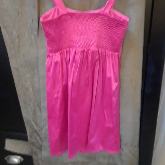 KittyKat Pink Sateen Party Dress M - Picture 3 of 3